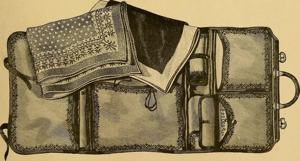 An illustration from The dictionary of needlework : an encyclopaedia of artistic, plain, and fancy needlework. Dealing fully with the details of all the stitches employed, the method of working, the materials used, the meaning of technical terms, and, where necessary, tracing the origin and history of the various works described. Illustrated with upwards of 800 wood engravings, and coloured plates. Plain sewing, textiles, dressmaking, appliances, and terms, 1885, leaf 160