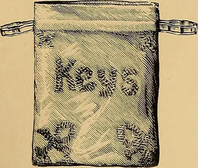 An illustration from The dictionary of needlework : an encyclopaedia of artistic, plain, and fancy needlework. Dealing fully with the details of all the stitches employed, the method of working, the materials used, the meaning of technical terms, and, where necessary, tracing the origin and history of the various works described. Illustrated with upwards of 800 wood engravings, and coloured plates. Plain sewing, textiles, dressmaking, appliances, and terms, 1885, leaf 162