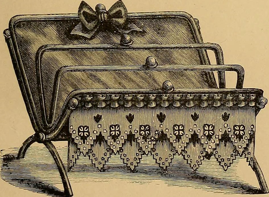 An illustration from The dictionary of needlework : an encyclopaedia of artistic, plain, and fancy needlework. Dealing fully with the details of all the stitches employed, the method of working, the materials used, the meaning of technical terms, and, where necessary, tracing the origin and history of the various works described. Illustrated with upwards of 800 wood engravings, and coloured plates. Plain sewing, textiles, dressmaking, appliances, and terms, 1885, leaf 166