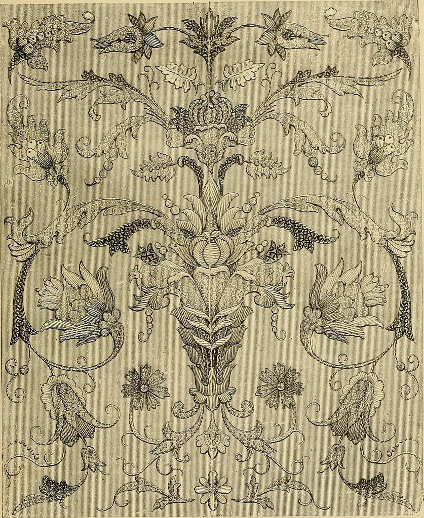 An illustration from The dictionary of needlework : an encyclopaedia of artistic, plain, and fancy needlework. Dealing fully with the details of all the stitches employed, the method of working, the materials used, the meaning of technical terms, and, where necessary, tracing the origin and history of the various works described. Illustrated with upwards of 800 wood engravings, and coloured plates. Plain sewing, textiles, dressmaking, appliances, and terms, 1885, leaf 28