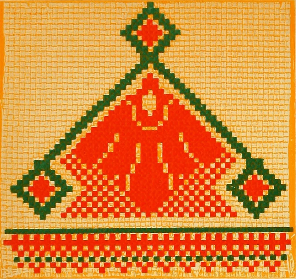 An illustration from The dictionary of needlework : an encyclopaedia of artistic, plain, and fancy needlework. Dealing fully with the details of all the stitches employed, the method of working, the materials used, the meaning of technical terms, and, where necessary, tracing the origin and history of the various works described. Illustrated with upwards of 800 wood engravings, and coloured plates. Plain sewing, textiles, dressmaking, appliances, and terms, 1885, leaf 5