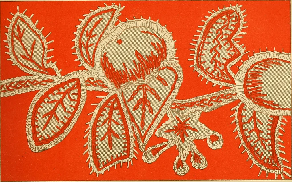 An illustration from The dictionary of needlework : an encyclopaedia of artistic, plain, and fancy needlework. Dealing fully with the details of all the stitches employed, the method of working, the materials used, the meaning of technical terms, and, where necessary, tracing the origin and history of the various works described. Illustrated with upwards of 800 wood engravings, and coloured plates. Plain sewing, textiles, dressmaking, appliances, and terms, 1885, leaf 58