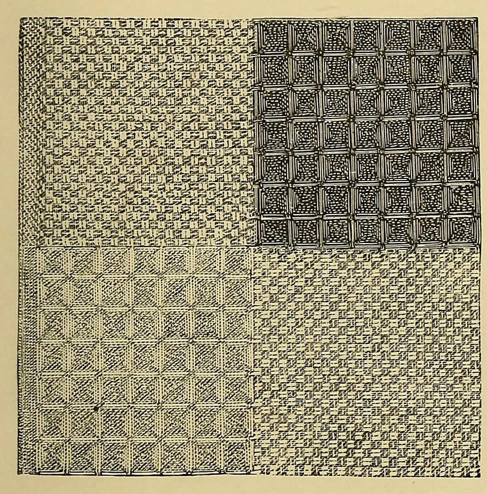 An illustration from The dictionary of needlework : an encyclopaedia of artistic, plain, and fancy needlework. Dealing fully with the details of all the stitches employed, the method of working, the materials used, the meaning of technical terms, and, where necessary, tracing the origin and history of the various works described. Illustrated with upwards of 800 wood engravings, and coloured plates. Plain sewing, textiles, dressmaking, appliances, and terms, 1885, leaf 90