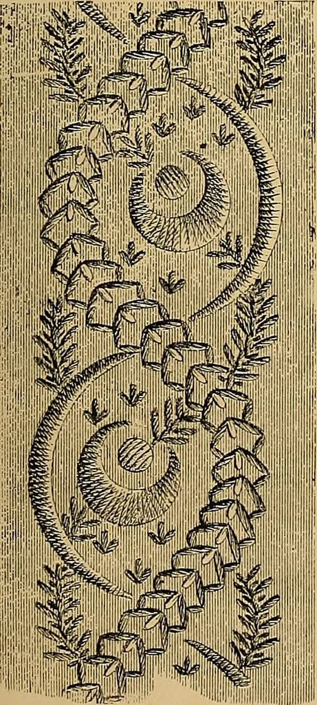 An illustration from The dictionary of needlework : an encyclopaedia of artistic, plain, and fancy needlework. Dealing fully with the details of all the stitches employed, the method of working, the materials used, the meaning of technical terms, and, where necessary, tracing the origin and history of the various works described. Illustrated with upwards of 800 wood engravings, and coloured plates. Plain sewing, textiles, dressmaking, appliances, and terms, 1885, leaf 127