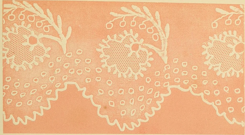 An illustration from The dictionary of needlework : an encyclopaedia of artistic, plain, and fancy needlework. Dealing fully with the details of all the stitches employed, the method of working, the materials used, the meaning of technical terms, and, where necessary, tracing the origin and history of the various works described. Illustrated with upwards of 800 wood engravings, and coloured plates. Plain sewing, textiles, dressmaking, appliances, and terms, 1885, leaf 13