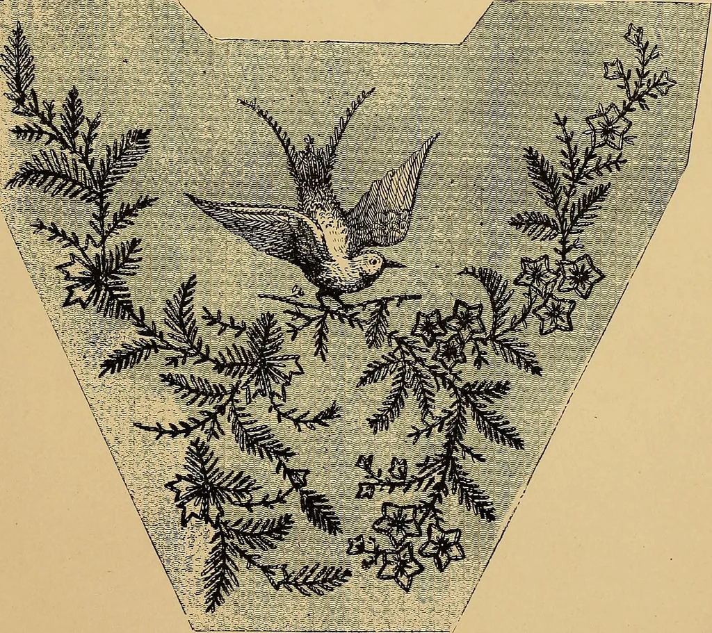 An illustration from The dictionary of needlework : an encyclopaedia of artistic, plain, and fancy needlework. Dealing fully with the details of all the stitches employed, the method of working, the materials used, the meaning of technical terms, and, where necessary, tracing the origin and history of the various works described. Illustrated with upwards of 800 wood engravings, and coloured plates. Plain sewing, textiles, dressmaking, appliances, and terms, 1885, leaf 139