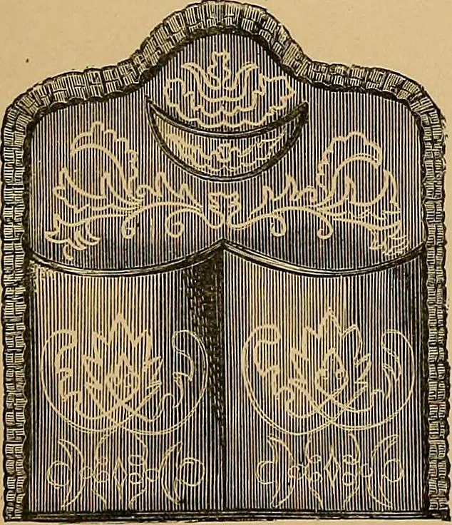 An illustration from The dictionary of needlework : an encyclopaedia of artistic, plain, and fancy needlework. Dealing fully with the details of all the stitches employed, the method of working, the materials used, the meaning of technical terms, and, where necessary, tracing the origin and history of the various works described. Illustrated with upwards of 800 wood engravings, and coloured plates. Plain sewing, textiles, dressmaking, appliances, and terms, 1885, leaf 155