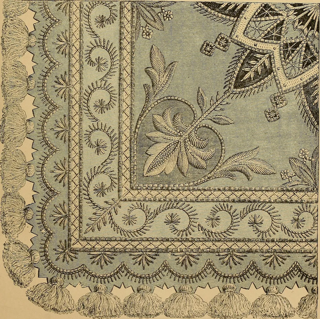 An illustration from The dictionary of needlework : an encyclopaedia of artistic, plain, and fancy needlework. Dealing fully with the details of all the stitches employed, the method of working, the materials used, the meaning of technical terms, and, where necessary, tracing the origin and history of the various works described. Illustrated with upwards of 800 wood engravings, and coloured plates. Plain sewing, textiles, dressmaking, appliances, and terms, 1885, leaf 159