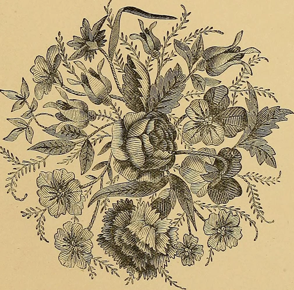 An illustration from The dictionary of needlework : an encyclopaedia of artistic, plain, and fancy needlework. Dealing fully with the details of all the stitches employed, the method of working, the materials used, the meaning of technical terms, and, where necessary, tracing the origin and history of the various works described. Illustrated with upwards of 800 wood engravings, and coloured plates. Plain sewing, textiles, dressmaking, appliances, and terms, 1885, leaf 161
