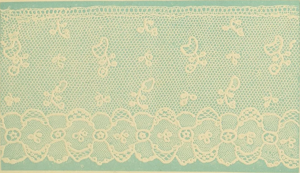 An illustration from The dictionary of needlework : an encyclopaedia of artistic, plain, and fancy needlework. Dealing fully with the details of all the stitches employed, the method of working, the materials used, the meaning of technical terms, and, where necessary, tracing the origin and history of the various works described. Illustrated with upwards of 800 wood engravings, and coloured plates. Plain sewing, textiles, dressmaking, appliances, and terms, 1885, leaf 23
