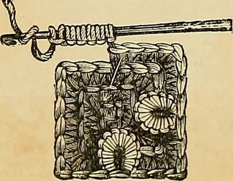 An illustration from The dictionary of needlework : an encyclopaedia of artistic, plain, and fancy needlework. Dealing fully with the details of all the stitches employed, the method of working, the materials used, the meaning of technical terms, and, where necessary, tracing the origin and history of the various works described. Illustrated with upwards of 800 wood engravings, and coloured plates. Plain sewing, textiles, dressmaking, appliances, and terms, 1885, leaf 35