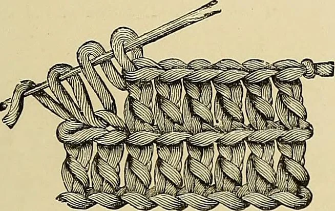 An illustration from The dictionary of needlework : an encyclopaedia of artistic, plain, and fancy needlework. Dealing fully with the details of all the stitches employed, the method of working, the materials used, the meaning of technical terms, and, where necessary, tracing the origin and history of the various works described. Illustrated with upwards of 800 wood engravings, and coloured plates. Plain sewing, textiles, dressmaking, appliances, and terms, 1885, leaf 45