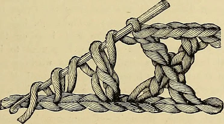 An illustration from The dictionary of needlework : an encyclopaedia of artistic, plain, and fancy needlework. Dealing fully with the details of all the stitches employed, the method of working, the materials used, the meaning of technical terms, and, where necessary, tracing the origin and history of the various works described. Illustrated with upwards of 800 wood engravings, and coloured plates. Plain sewing, textiles, dressmaking, appliances, and terms, 1885, leaf 45