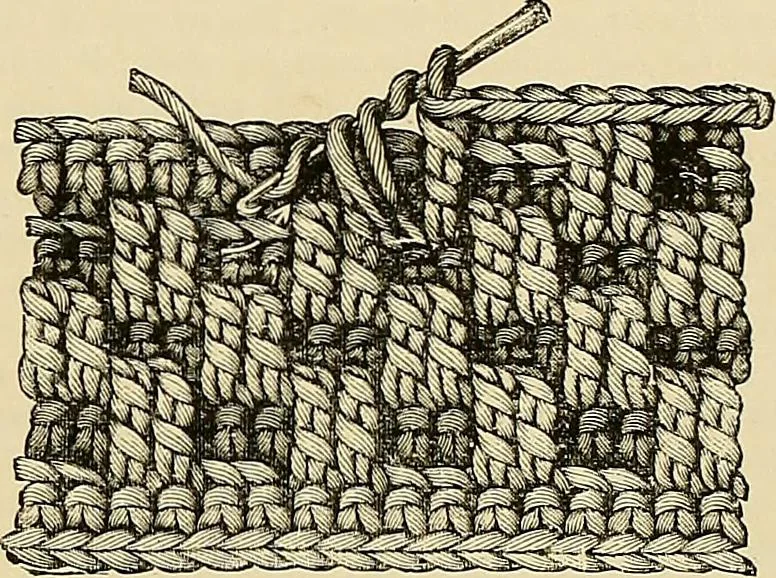 An illustration from The dictionary of needlework : an encyclopaedia of artistic, plain, and fancy needlework. Dealing fully with the details of all the stitches employed, the method of working, the materials used, the meaning of technical terms, and, where necessary, tracing the origin and history of the various works described. Illustrated with upwards of 800 wood engravings, and coloured plates. Plain sewing, textiles, dressmaking, appliances, and terms, 1885, leaf 45