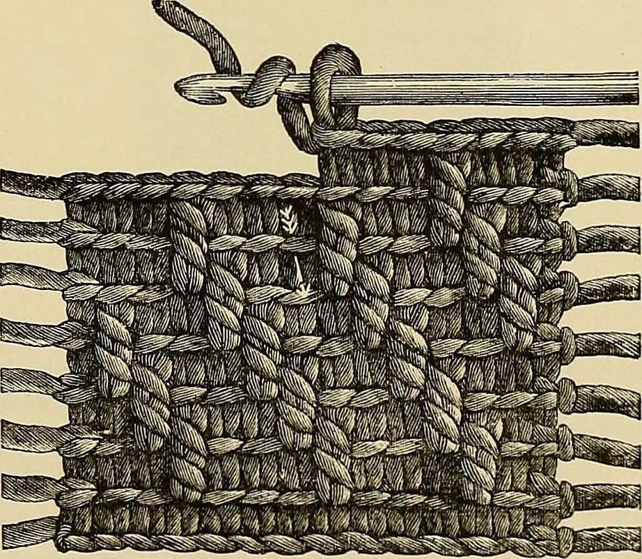 An illustration from The dictionary of needlework : an encyclopaedia of artistic, plain, and fancy needlework. Dealing fully with the details of all the stitches employed, the method of working, the materials used, the meaning of technical terms, and, where necessary, tracing the origin and history of the various works described. Illustrated with upwards of 800 wood engravings, and coloured plates. Plain sewing, textiles, dressmaking, appliances, and terms, 1885, leaf 45