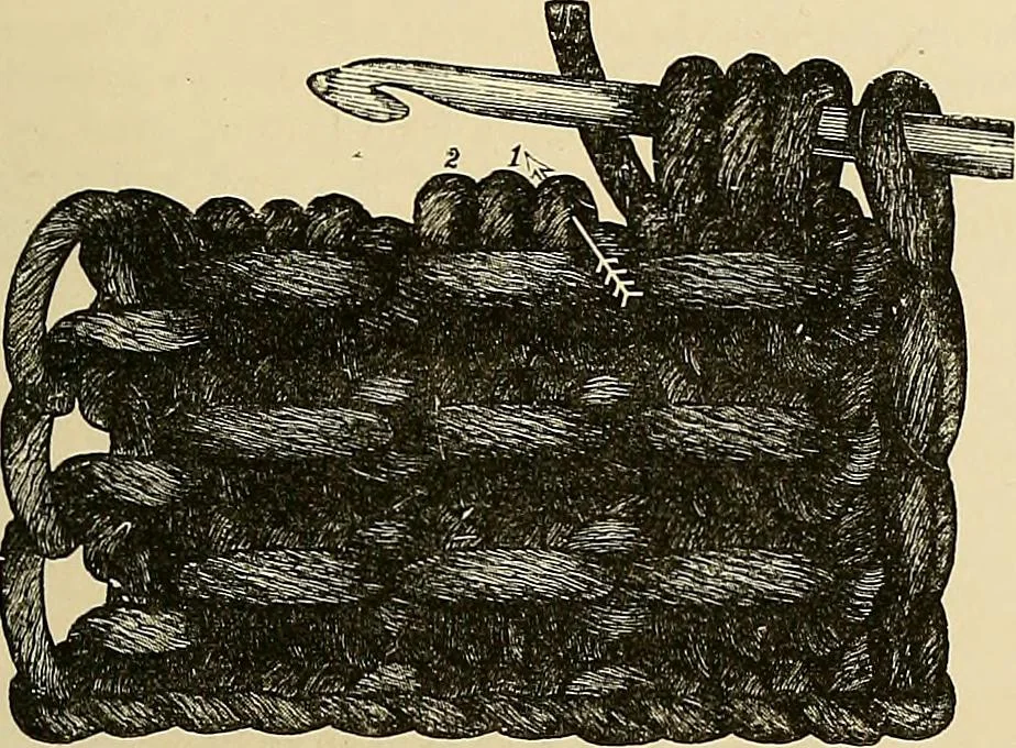 An illustration from The dictionary of needlework : an encyclopaedia of artistic, plain, and fancy needlework. Dealing fully with the details of all the stitches employed, the method of working, the materials used, the meaning of technical terms, and, where necessary, tracing the origin and history of the various works described. Illustrated with upwards of 800 wood engravings, and coloured plates. Plain sewing, textiles, dressmaking, appliances, and terms, 1885, leaf 47