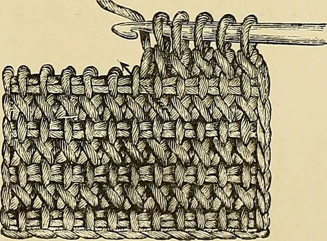 An illustration from The dictionary of needlework : an encyclopaedia of artistic, plain, and fancy needlework. Dealing fully with the details of all the stitches employed, the method of working, the materials used, the meaning of technical terms, and, where necessary, tracing the origin and history of the various works described. Illustrated with upwards of 800 wood engravings, and coloured plates. Plain sewing, textiles, dressmaking, appliances, and terms, 1885, leaf 47