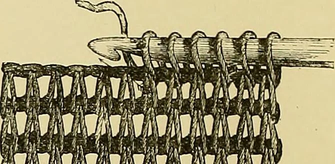 An illustration from The dictionary of needlework : an encyclopaedia of artistic, plain, and fancy needlework. Dealing fully with the details of all the stitches employed, the method of working, the materials used, the meaning of technical terms, and, where necessary, tracing the origin and history of the various works described. Illustrated with upwards of 800 wood engravings, and coloured plates. Plain sewing, textiles, dressmaking, appliances, and terms, 1885, leaf 48