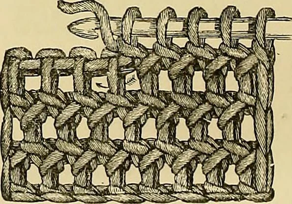 An illustration from The dictionary of needlework : an encyclopaedia of artistic, plain, and fancy needlework. Dealing fully with the details of all the stitches employed, the method of working, the materials used, the meaning of technical terms, and, where necessary, tracing the origin and history of the various works described. Illustrated with upwards of 800 wood engravings, and coloured plates. Plain sewing, textiles, dressmaking, appliances, and terms, 1885, leaf 48