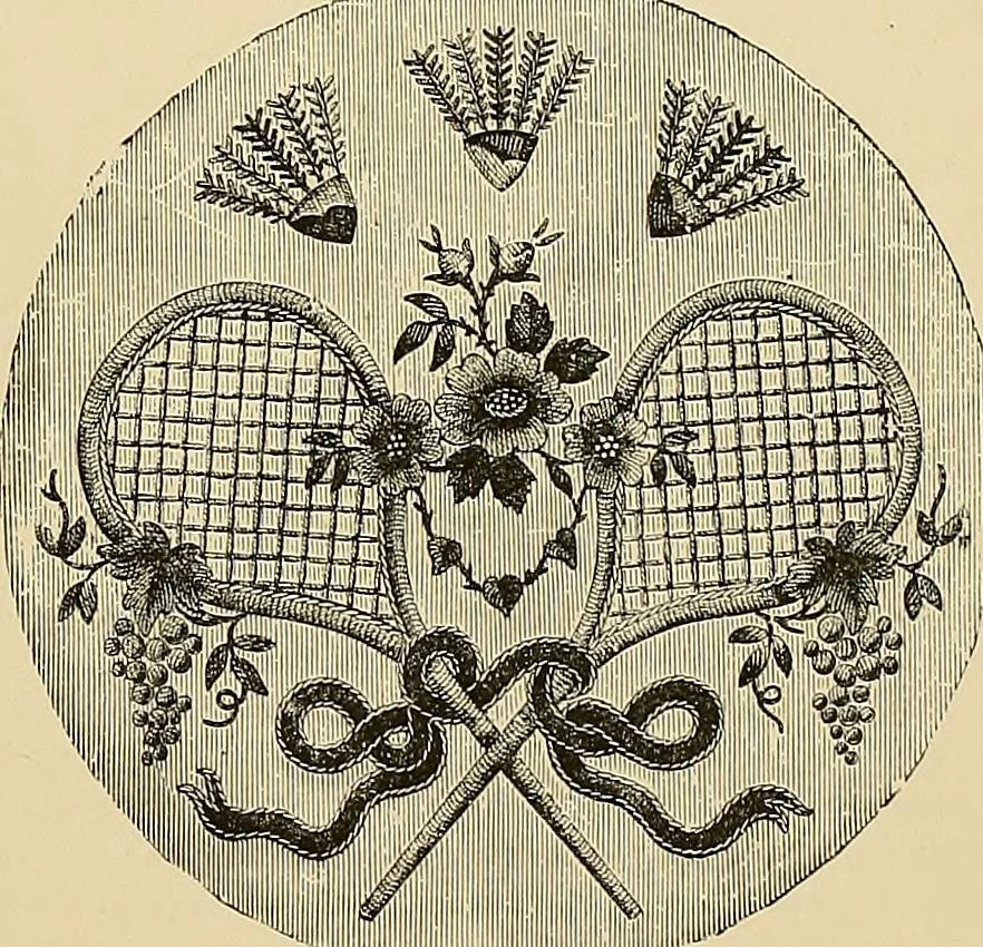 An illustration from The dictionary of needlework : an encyclopaedia of artistic, plain, and fancy needlework. Dealing fully with the details of all the stitches employed, the method of working, the materials used, the meaning of technical terms, and, where necessary, tracing the origin and history of the various works described. Illustrated with upwards of 800 wood engravings, and coloured plates. Plain sewing, textiles, dressmaking, appliances, and terms, 1885, leaf 99