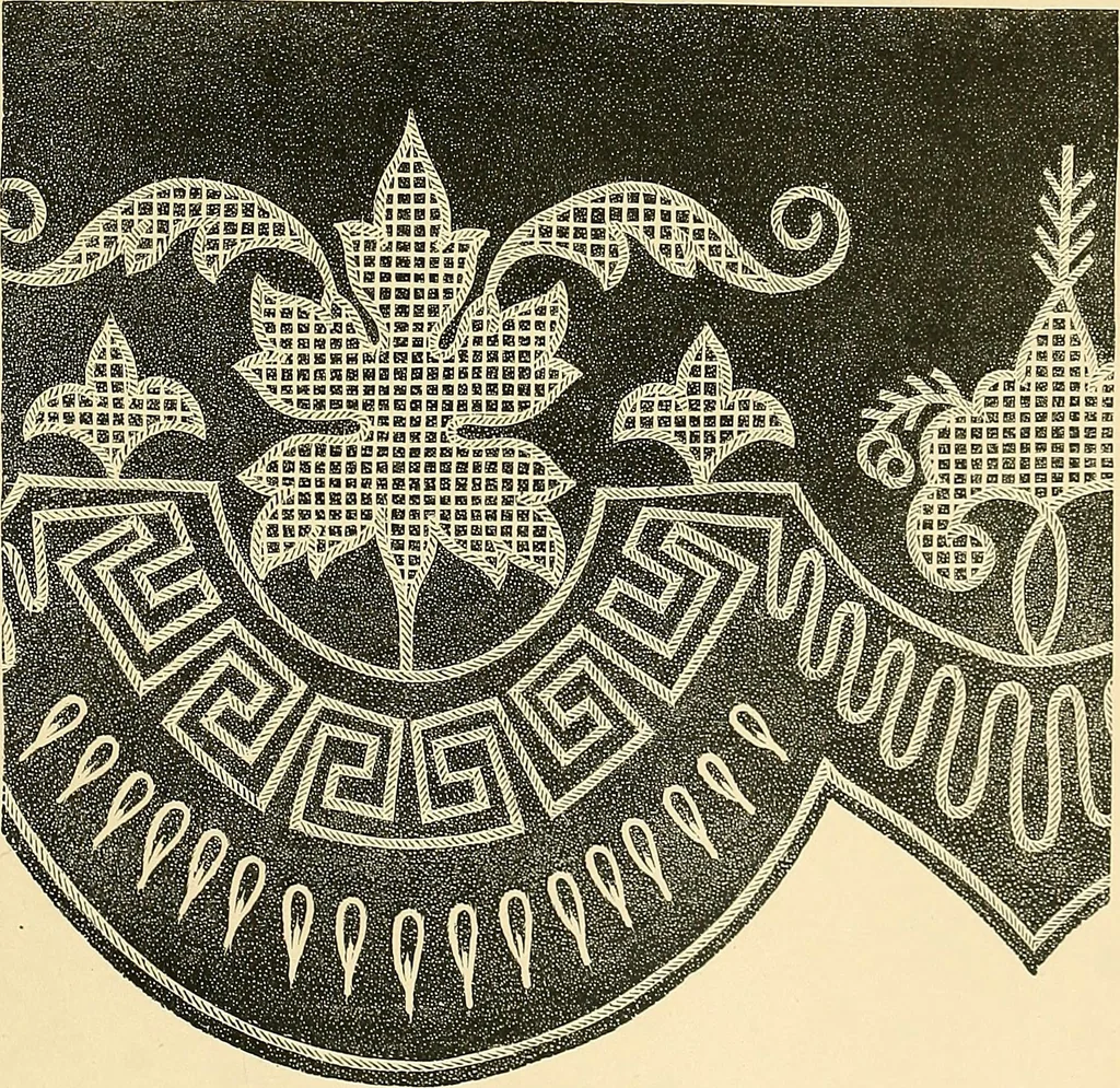 An illustration from The dictionary of needlework : an encyclopaedia of artistic, plain, and fancy needlework. Dealing fully with the details of all the stitches employed, the method of working, the materials used, the meaning of technical terms, and, where necessary, tracing the origin and history of the various works described. Illustrated with upwards of 800 wood engravings, and coloured plates. Plain sewing, textiles, dressmaking, appliances, and terms, 1885, leaf 130