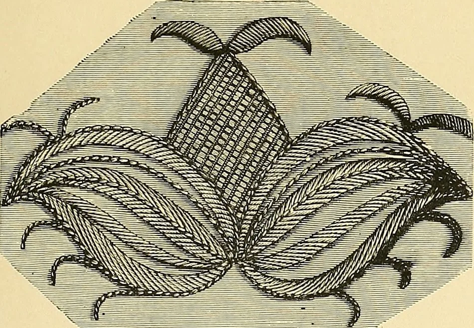 An illustration from The dictionary of needlework : an encyclopaedia of artistic, plain, and fancy needlework. Dealing fully with the details of all the stitches employed, the method of working, the materials used, the meaning of technical terms, and, where necessary, tracing the origin and history of the various works described. Illustrated with upwards of 800 wood engravings, and coloured plates. Plain sewing, textiles, dressmaking, appliances, and terms, 1885, leaf 132