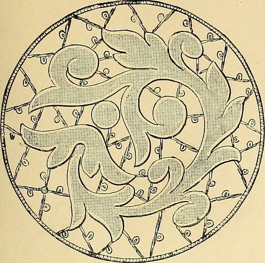 An illustration from The dictionary of needlework : an encyclopaedia of artistic, plain, and fancy needlework. Dealing fully with the details of all the stitches employed, the method of working, the materials used, the meaning of technical terms, and, where necessary, tracing the origin and history of the various works described. Illustrated with upwards of 800 wood engravings, and coloured plates. Plain sewing, textiles, dressmaking, appliances, and terms, 1885, leaf 136