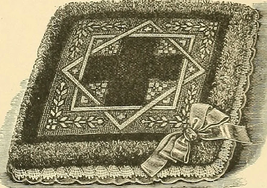 An illustration from The dictionary of needlework : an encyclopaedia of artistic, plain, and fancy needlework. Dealing fully with the details of all the stitches employed, the method of working, the materials used, the meaning of technical terms, and, where necessary, tracing the origin and history of the various works described. Illustrated with upwards of 800 wood engravings, and coloured plates. Plain sewing, textiles, dressmaking, appliances, and terms, 1885, leaf 160