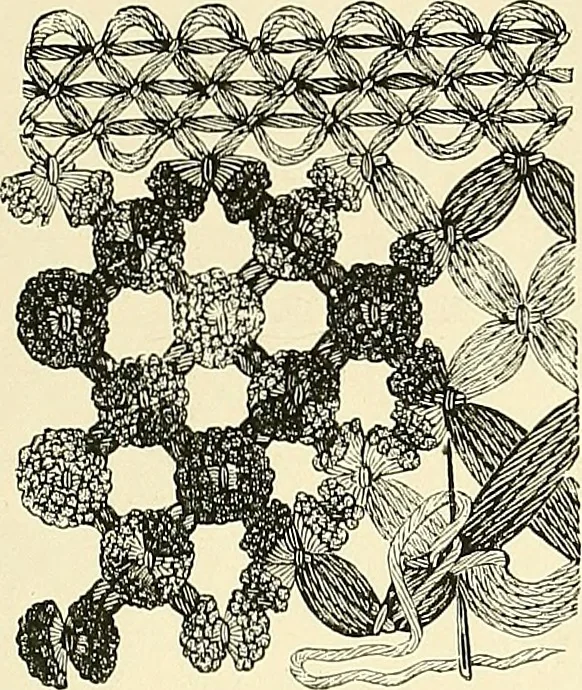 An illustration from The dictionary of needlework : an encyclopaedia of artistic, plain, and fancy needlework. Dealing fully with the details of all the stitches employed, the method of working, the materials used, the meaning of technical terms, and, where necessary, tracing the origin and history of the various works described. Illustrated with upwards of 800 wood engravings, and coloured plates. Plain sewing, textiles, dressmaking, appliances, and terms, 1885, leaf 34