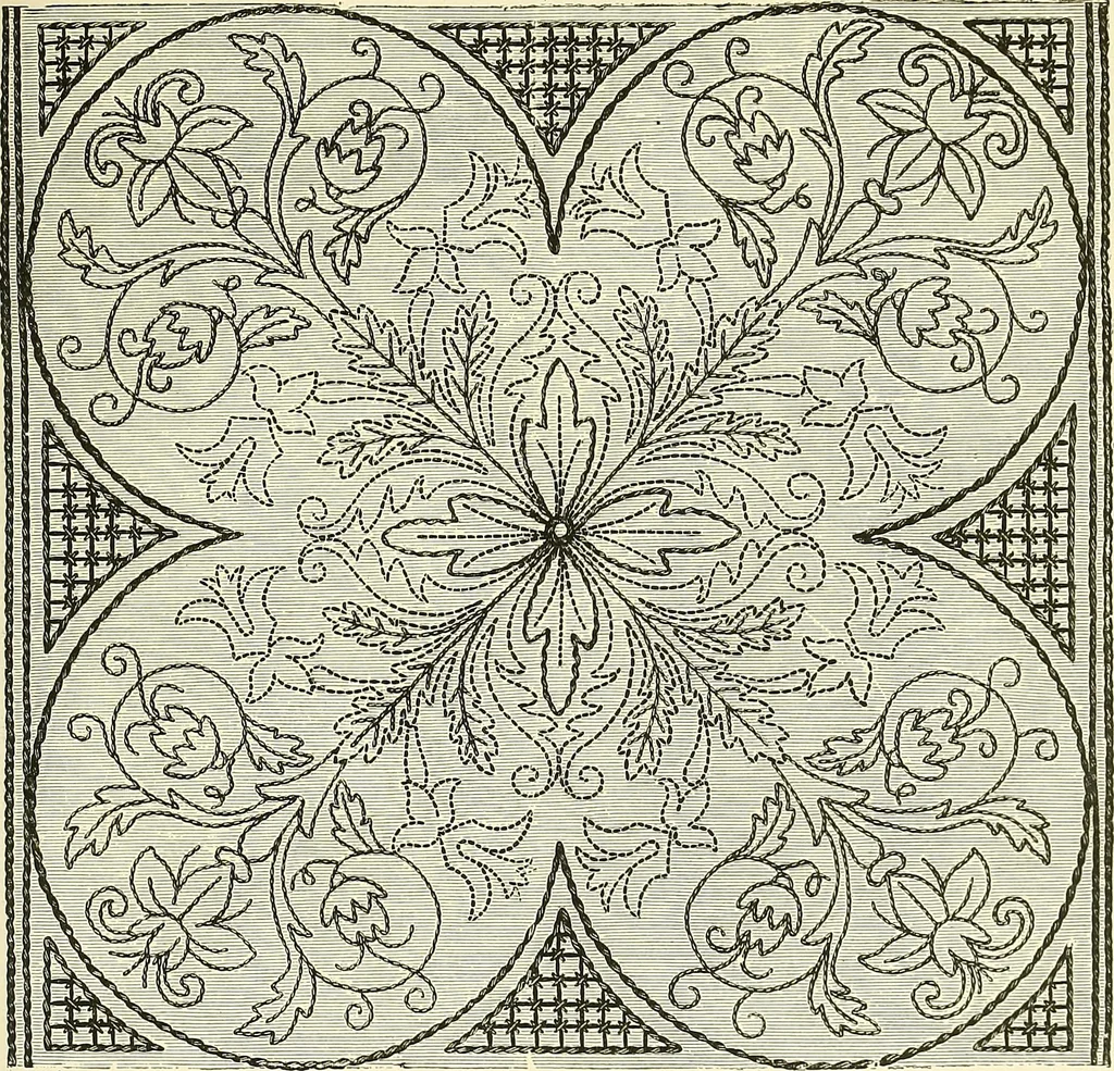 An illustration from The dictionary of needlework : an encyclopaedia of artistic, plain, and fancy needlework. Dealing fully with the details of all the stitches employed, the method of working, the materials used, the meaning of technical terms, and, where necessary, tracing the origin and history of the various works described. Illustrated with upwards of 800 wood engravings, and coloured plates. Plain sewing, textiles, dressmaking, appliances, and terms, 1885, leaf 106