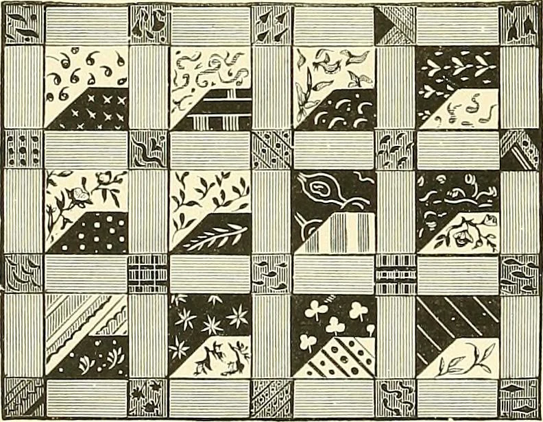 An illustration from The dictionary of needlework : an encyclopaedia of artistic, plain, and fancy needlework. Dealing fully with the details of all the stitches employed, the method of working, the materials used, the meaning of technical terms, and, where necessary, tracing the origin and history of the various works described. Illustrated with upwards of 800 wood engravings, and coloured plates. Plain sewing, textiles, dressmaking, appliances, and terms, 1885, leaf 113