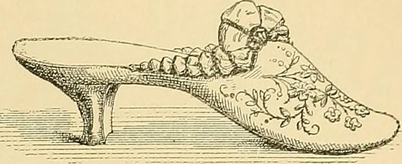 An illustration from The dictionary of needlework : an encyclopaedia of artistic, plain, and fancy needlework. Dealing fully with the details of all the stitches employed, the method of working, the materials used, the meaning of technical terms, and, where necessary, tracing the origin and history of the various works described. Illustrated with upwards of 800 wood engravings, and coloured plates. Plain sewing, textiles, dressmaking, appliances, and terms, 1885, leaf 120