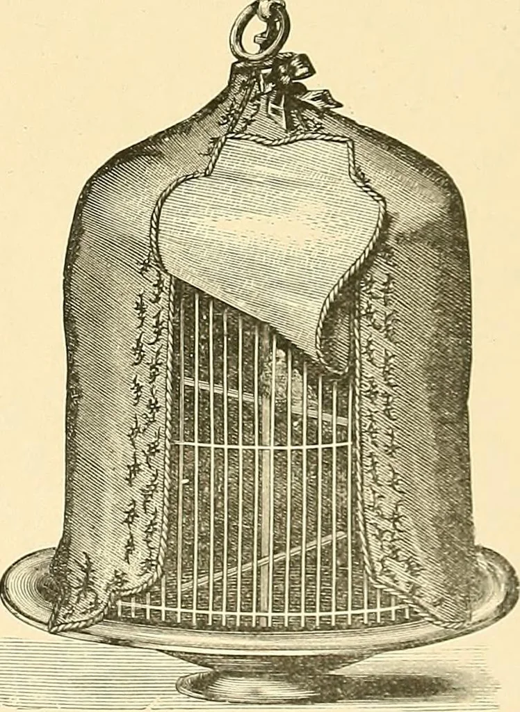 An illustration from The dictionary of needlework : an encyclopaedia of artistic, plain, and fancy needlework. Dealing fully with the details of all the stitches employed, the method of working, the materials used, the meaning of technical terms, and, where necessary, tracing the origin and history of the various works described. Illustrated with upwards of 800 wood engravings, and coloured plates. Plain sewing, textiles, dressmaking, appliances, and terms, 1885, leaf 160