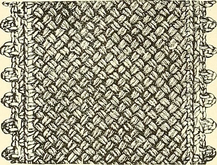 An illustration from The dictionary of needlework : an encyclopaedia of artistic, plain, and fancy needlework. Dealing fully with the details of all the stitches employed, the method of working, the materials used, the meaning of technical terms, and, where necessary, tracing the origin and history of the various works described. Illustrated with upwards of 800 wood engravings, and coloured plates. Plain sewing, textiles, dressmaking, appliances, and terms, 1885, leaf 19