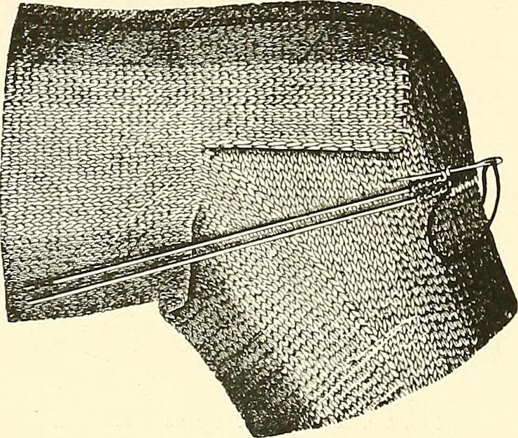 An illustration from The dictionary of needlework : an encyclopaedia of artistic, plain, and fancy needlework. Dealing fully with the details of all the stitches employed, the method of working, the materials used, the meaning of technical terms, and, where necessary, tracing the origin and history of the various works described. Illustrated with upwards of 800 wood engravings, and coloured plates. Plain sewing, textiles, dressmaking, appliances, and terms, 1885, leaf 29