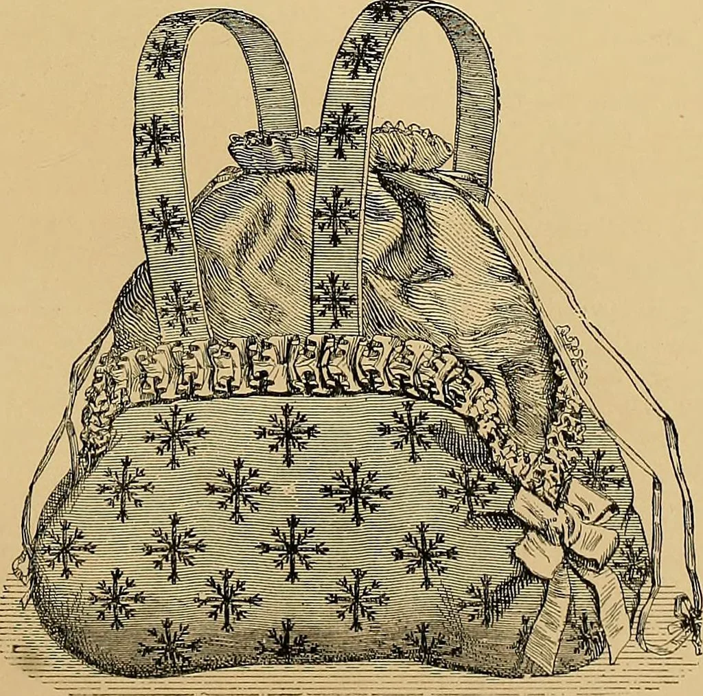 An illustration from The dictionary of needlework : an encyclopaedia of artistic, plain, and fancy needlework. Dealing fully with the details of all the stitches employed, the method of working, the materials used, the meaning of technical terms, and, where necessary, tracing the origin and history of the various works described. Illustrated with upwards of 800 wood engravings, and coloured plates. Plain sewing, textiles, dressmaking, appliances, and terms, 1885, leaf 116