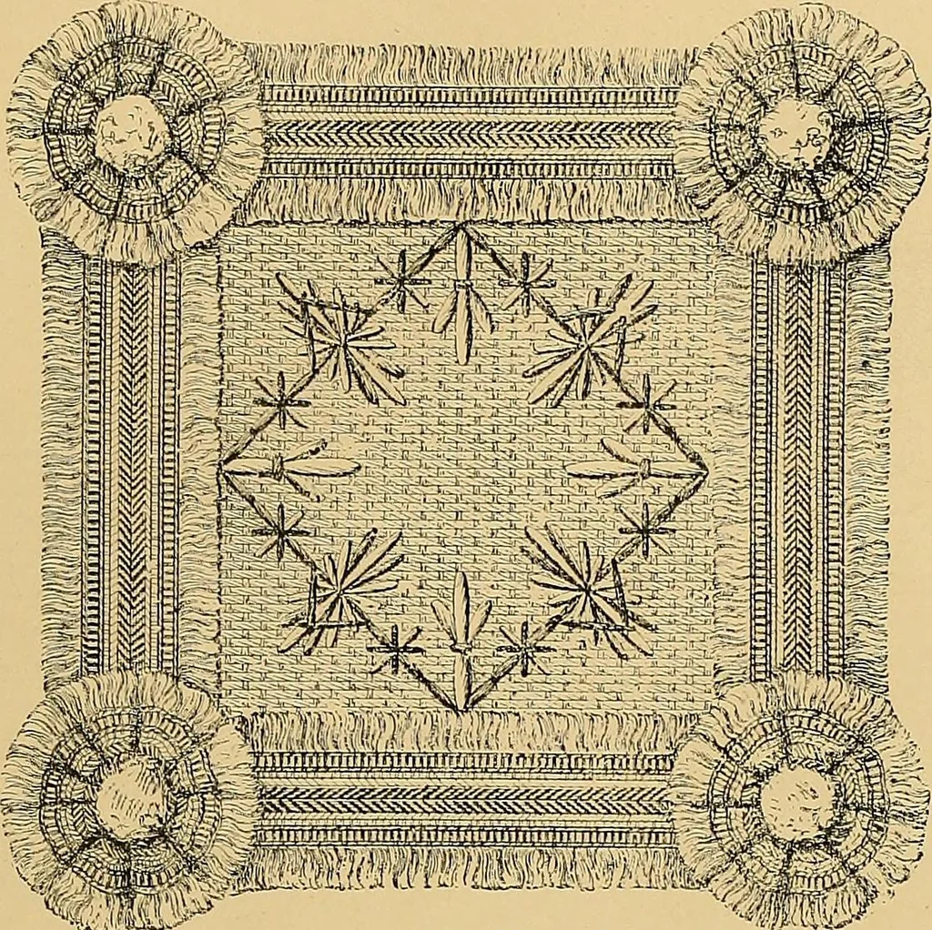 An illustration from The dictionary of needlework : an encyclopaedia of artistic, plain, and fancy needlework. Dealing fully with the details of all the stitches employed, the method of working, the materials used, the meaning of technical terms, and, where necessary, tracing the origin and history of the various works described. Illustrated with upwards of 800 wood engravings, and coloured plates. Plain sewing, textiles, dressmaking, appliances, and terms, 1885, leaf 118