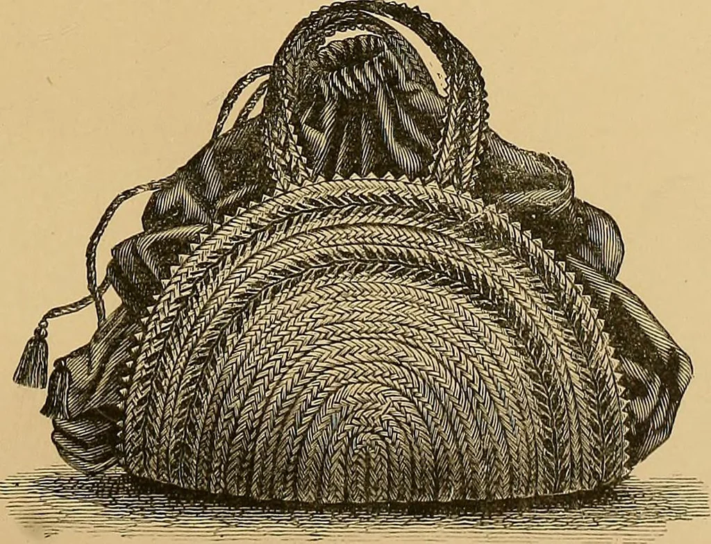 An illustration from The dictionary of needlework : an encyclopaedia of artistic, plain, and fancy needlework. Dealing fully with the details of all the stitches employed, the method of working, the materials used, the meaning of technical terms, and, where necessary, tracing the origin and history of the various works described. Illustrated with upwards of 800 wood engravings, and coloured plates. Plain sewing, textiles, dressmaking, appliances, and terms, 1885, leaf 124
