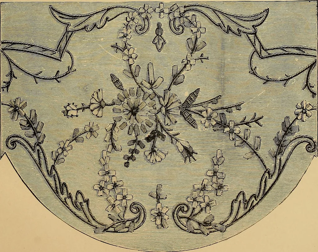 An illustration from The dictionary of needlework : an encyclopaedia of artistic, plain, and fancy needlework. Dealing fully with the details of all the stitches employed, the method of working, the materials used, the meaning of technical terms, and, where necessary, tracing the origin and history of the various works described. Illustrated with upwards of 800 wood engravings, and coloured plates. Plain sewing, textiles, dressmaking, appliances, and terms, 1885, leaf 142