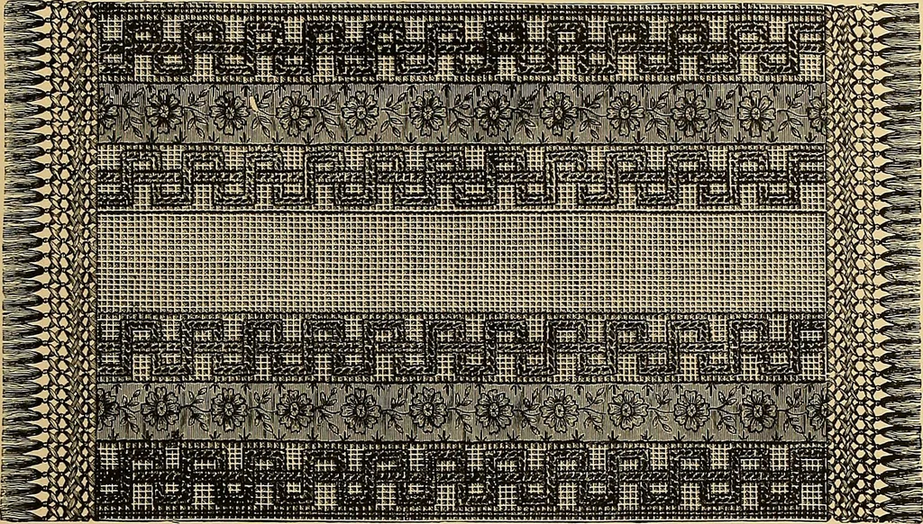 An illustration from The dictionary of needlework : an encyclopaedia of artistic, plain, and fancy needlework. Dealing fully with the details of all the stitches employed, the method of working, the materials used, the meaning of technical terms, and, where necessary, tracing the origin and history of the various works described. Illustrated with upwards of 800 wood engravings, and coloured plates. Plain sewing, textiles, dressmaking, appliances, and terms, 1885, leaf 146
