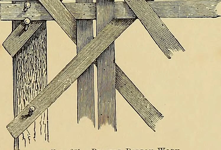 An illustration from The dictionary of needlework : an encyclopaedia of artistic, plain, and fancy needlework. Dealing fully with the details of all the stitches employed, the method of working, the materials used, the meaning of technical terms, and, where necessary, tracing the origin and history of the various works described. Illustrated with upwards of 800 wood engravings, and coloured plates. Plain sewing, textiles, dressmaking, appliances, and terms, 1885, leaf 20