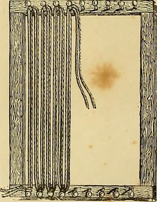 An illustration from The dictionary of needlework : an encyclopaedia of artistic, plain, and fancy needlework. Dealing fully with the details of all the stitches employed, the method of working, the materials used, the meaning of technical terms, and, where necessary, tracing the origin and history of the various works described. Illustrated with upwards of 800 wood engravings, and coloured plates. Plain sewing, textiles, dressmaking, appliances, and terms, 1885, leaf 21