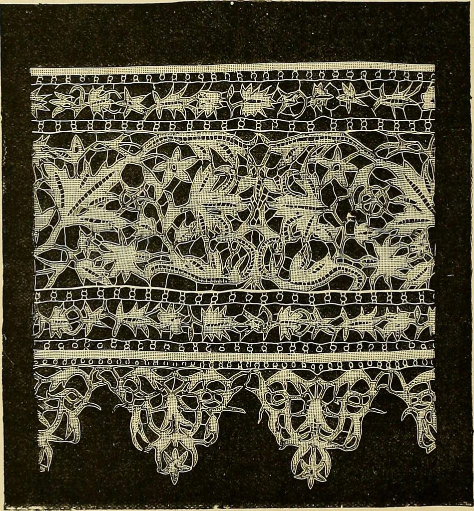 An illustration from The dictionary of needlework : an encyclopaedia of artistic, plain, and fancy needlework. Dealing fully with the details of all the stitches employed, the method of working, the materials used, the meaning of technical terms, and, where necessary, tracing the origin and history of the various works described. Illustrated with upwards of 800 wood engravings, and coloured plates. Plain sewing, textiles, dressmaking, appliances, and terms, 1885, leaf 51