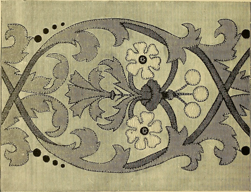 An illustration from The dictionary of needlework : an encyclopaedia of artistic, plain, and fancy needlework. Dealing fully with the details of all the stitches employed, the method of working, the materials used, the meaning of technical terms, and, where necessary, tracing the origin and history of the various works described. Illustrated with upwards of 800 wood engravings, and coloured plates. Plain sewing, textiles, dressmaking, appliances, and terms, 1885, leaf 63