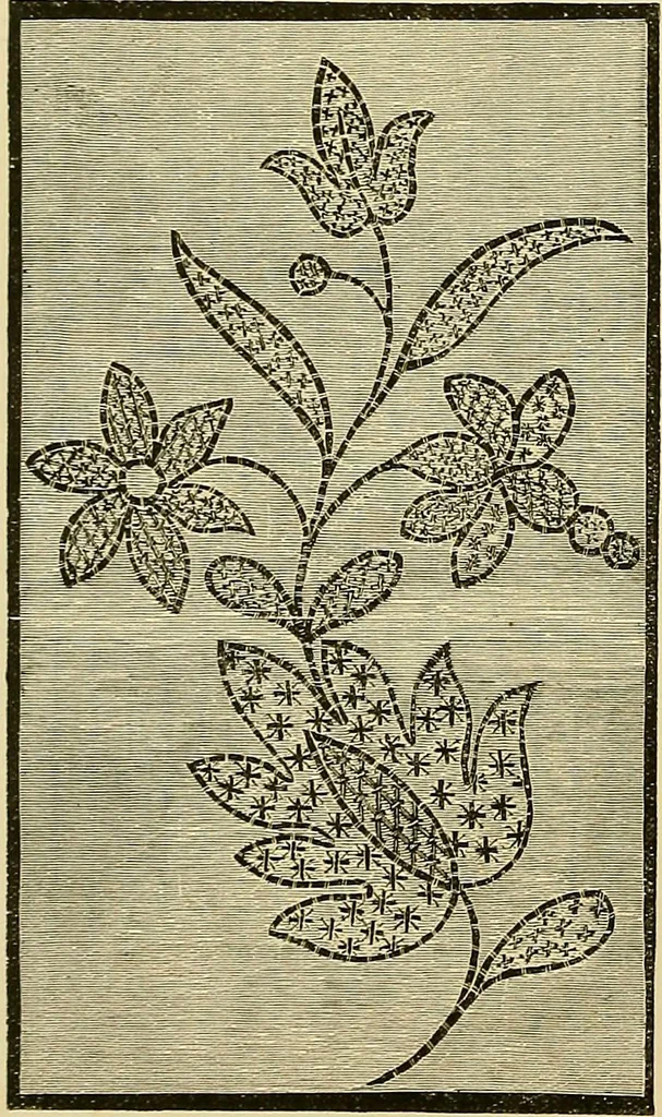 An illustration from The dictionary of needlework : an encyclopaedia of artistic, plain, and fancy needlework. Dealing fully with the details of all the stitches employed, the method of working, the materials used, the meaning of technical terms, and, where necessary, tracing the origin and history of the various works described. Illustrated with upwards of 800 wood engravings, and coloured plates. Plain sewing, textiles, dressmaking, appliances, and terms, 1885, leaf 67