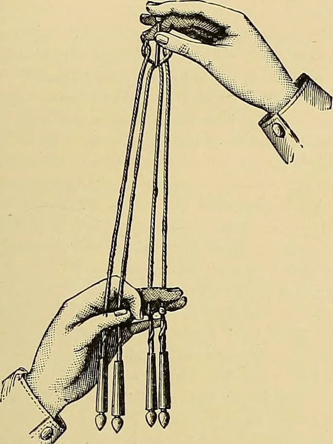 An illustration from The dictionary of needlework : an encyclopaedia of artistic, plain, and fancy needlework. Dealing fully with the details of all the stitches employed, the method of working, the materials used, the meaning of technical terms, and, where necessary, tracing the origin and history of the various works described. Illustrated with upwards of 800 wood engravings, and coloured plates. Plain sewing, textiles, dressmaking, appliances, and terms, 1885, leaf 70