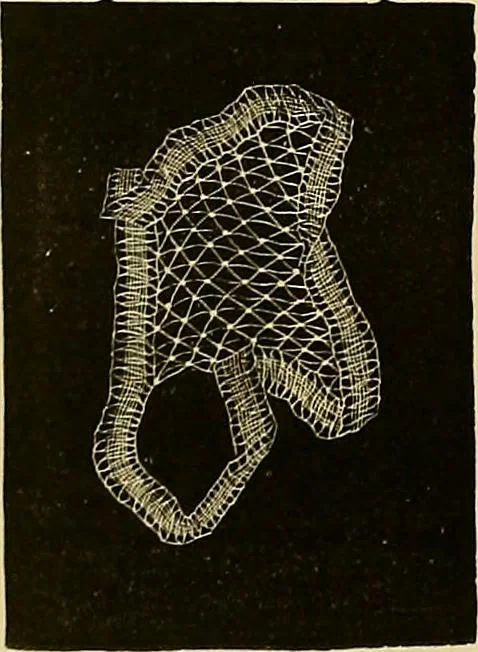 An illustration from The dictionary of needlework : an encyclopaedia of artistic, plain, and fancy needlework. Dealing fully with the details of all the stitches employed, the method of working, the materials used, the meaning of technical terms, and, where necessary, tracing the origin and history of the various works described. Illustrated with upwards of 800 wood engravings, and coloured plates. Plain sewing, textiles, dressmaking, appliances, and terms, 1885, leaf 93