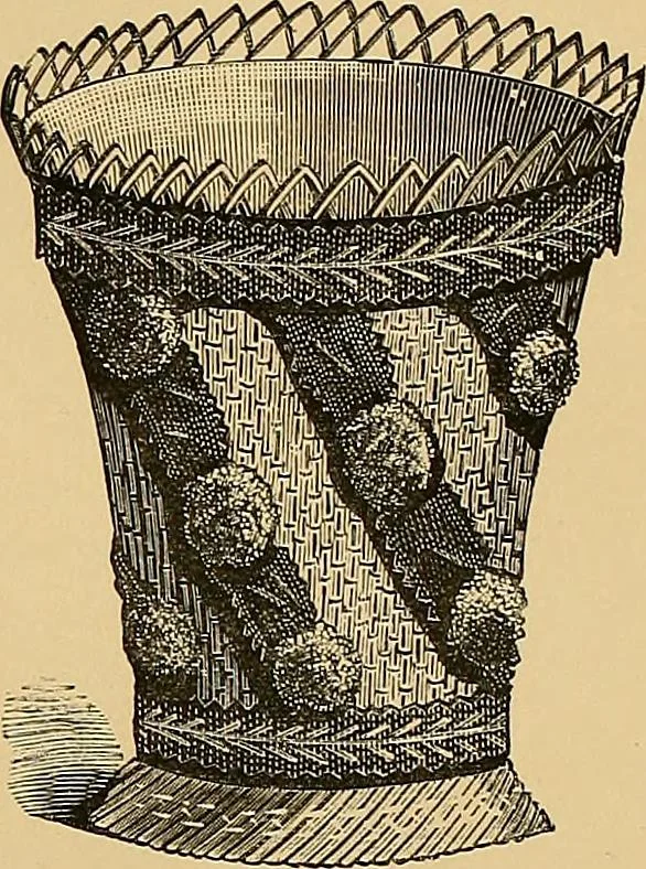 An illustration from The dictionary of needlework : an encyclopaedia of artistic, plain, and fancy needlework. Dealing fully with the details of all the stitches employed, the method of working, the materials used, the meaning of technical terms, and, where necessary, tracing the origin and history of the various works described. Illustrated with upwards of 800 wood engravings, and coloured plates. Plain sewing, textiles, dressmaking, appliances, and terms, 1885, leaf 102