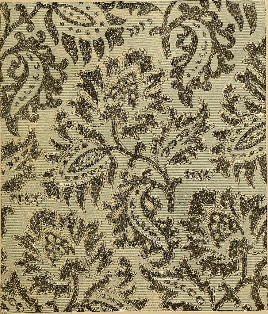 An illustration from The dictionary of needlework : an encyclopaedia of artistic, plain, and fancy needlework. Dealing fully with the details of all the stitches employed, the method of working, the materials used, the meaning of technical terms, and, where necessary, tracing the origin and history of the various works described. Illustrated with upwards of 800 wood engravings, and coloured plates. Plain sewing, textiles, dressmaking, appliances, and terms, 1885, leaf 114