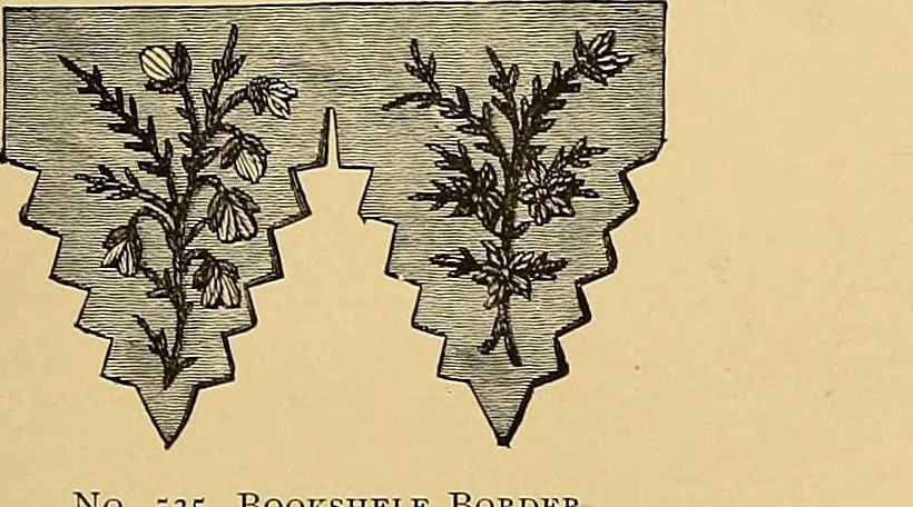 An illustration from The dictionary of needlework : an encyclopaedia of artistic, plain, and fancy needlework. Dealing fully with the details of all the stitches employed, the method of working, the materials used, the meaning of technical terms, and, where necessary, tracing the origin and history of the various works described. Illustrated with upwards of 800 wood engravings, and coloured plates. Plain sewing, textiles, dressmaking, appliances, and terms, 1885, leaf 148